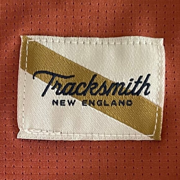 Tracksmith Twilight SS Lightweight Micro-Mesh Running Top Burnt Orange Sz M - Picture 9 of 11